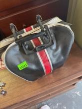 bowling ball and bag