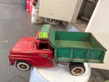 Tonka toy, dump truck and car hauler