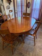 Dining room table with four chairs, Bring Help to move