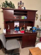desk. bring help to move. items not included