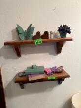 wall decor and butterflies