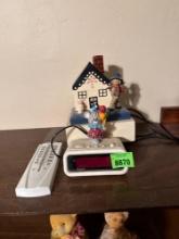clock and decor