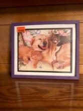 2 animal pictures in frame