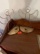 Brass Angel candle holders
