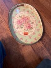 Decorative serving tray