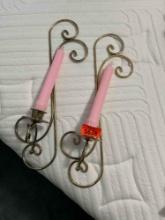 Wall sconce with candles