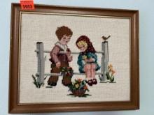 Cross stitch picture