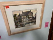 Framed wall picture