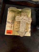 Wall decor, 2 with saying one cross