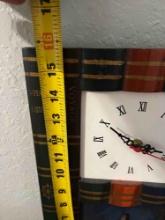 Wall clock with matching small wall shelf
