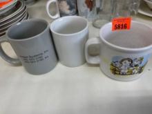 3 coffee mugs
