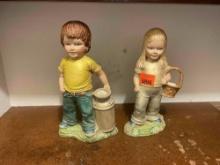 Boy and girl figures