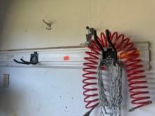 Air hose and chain