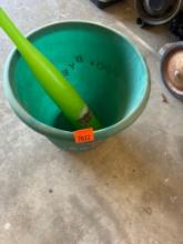 Plastic bucket and plastic bat