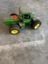 John Deere toy tractor