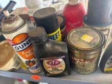 oil treatment, varnish, degreaser and other items