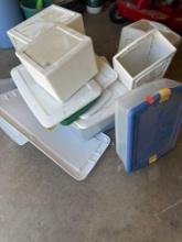 Totes, tote lids and other misc items