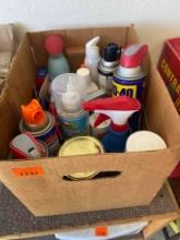 Ceiling texture, wd-40, Cutter yard spray and other items