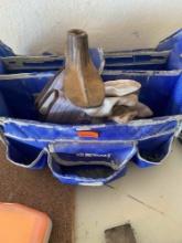 Kobalt bag with cobblers foot and gloves