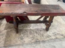 Rustic sofa table Must bring help to load
