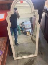 White decorative mirror