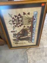 Framed wall decor