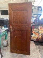 Vintage wooden door