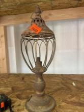 Antique metal lantern
