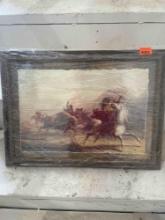 Framed wall art Measurements in photos