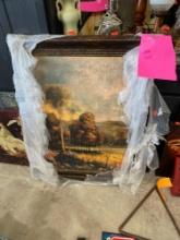 Beautiful framed art painting
