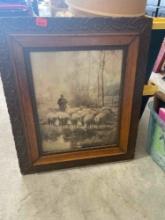 Framed wall decor