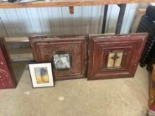 3 wall decor items