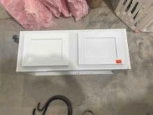 White cabinets