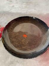 Brown decorative plate