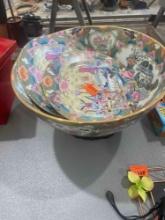 Decorative bowl and plates from China