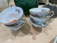 Decorative Vintage Japan Moss rose china
