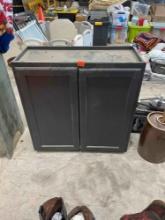 Black cabinets