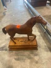 Metal horse decor