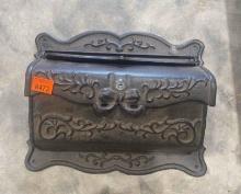 Cast iron mail box