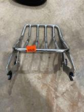 Chrome luggage rack for Harley-Davidson