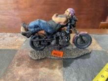Motorcycle figurine