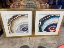 Geode walll art