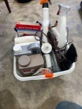 Stone sealer, CLR, silicone, mouse killer, extension cord, water hose and more