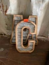 Letter C & M