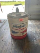 Vintage mobile oil can