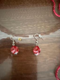 necklace and earring set