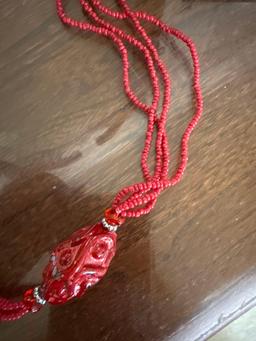 necklace and earring set