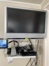 Sony TV; Sony BlueRay player; Apex digital TV converter; headphones