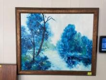 oil painting by Dorrell Reeves