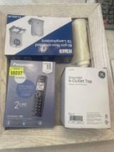 picture frame; homephone; outlet; lamp holders
